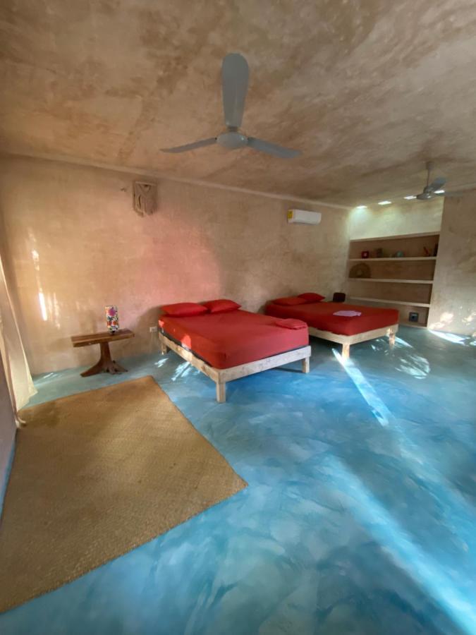 Hostal Mulut Tulum Pueblo Buitenkant foto