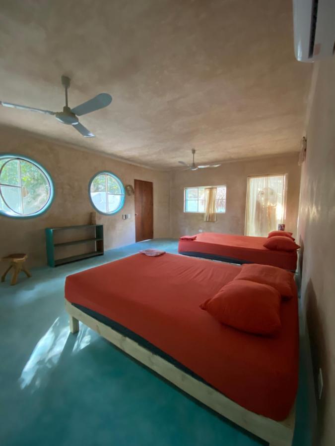 Hostal Mulut Tulum Pueblo Buitenkant foto