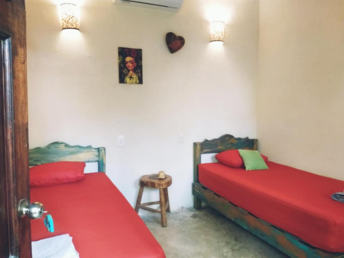 Hostal Mulut Tulum Pueblo Buitenkant foto
