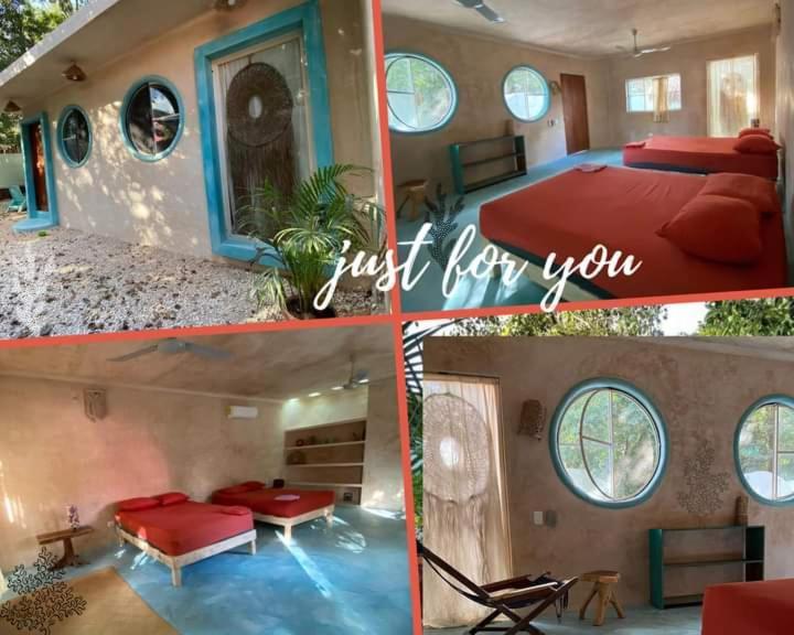 Hostal Mulut Tulum Pueblo Buitenkant foto