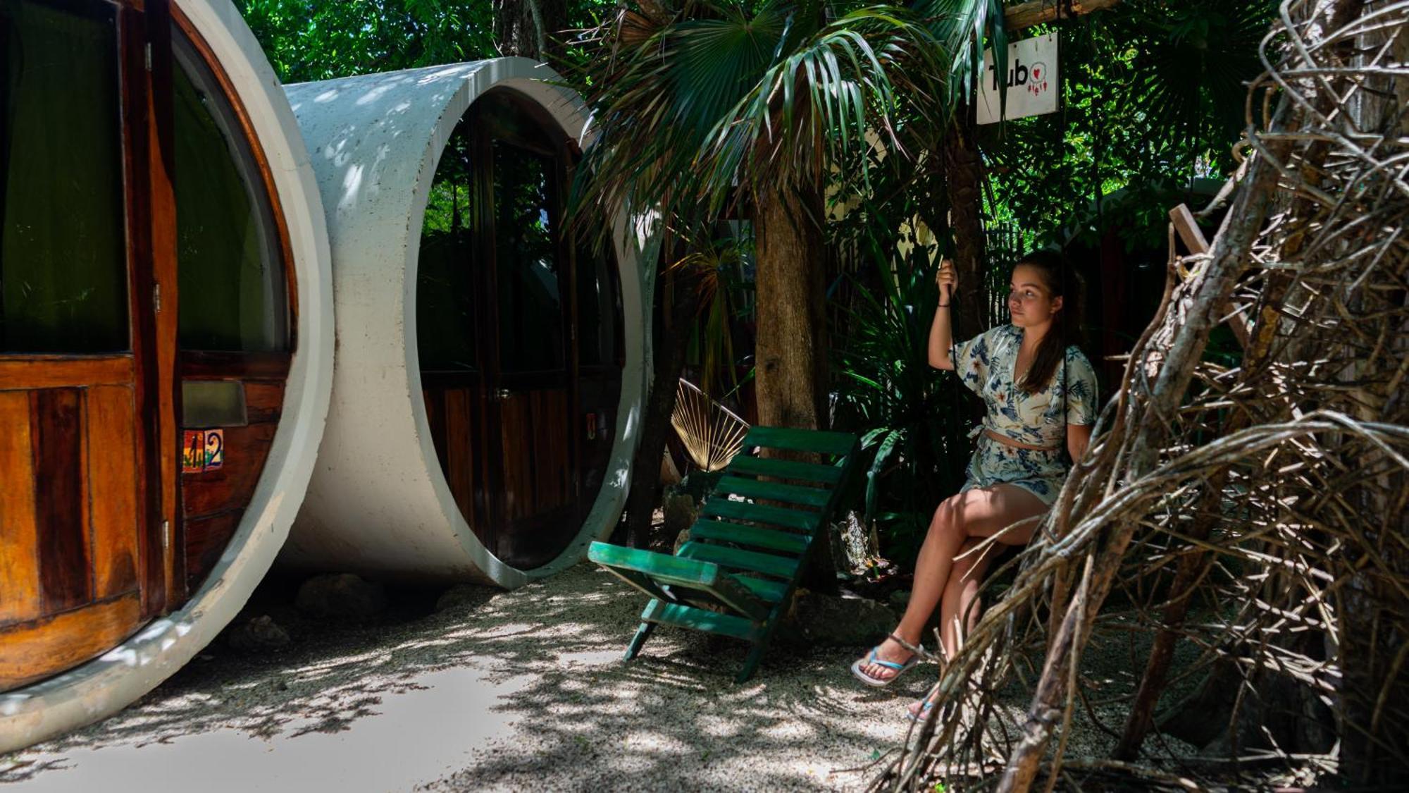 Hostal Mulut Tulum Pueblo Buitenkant foto
