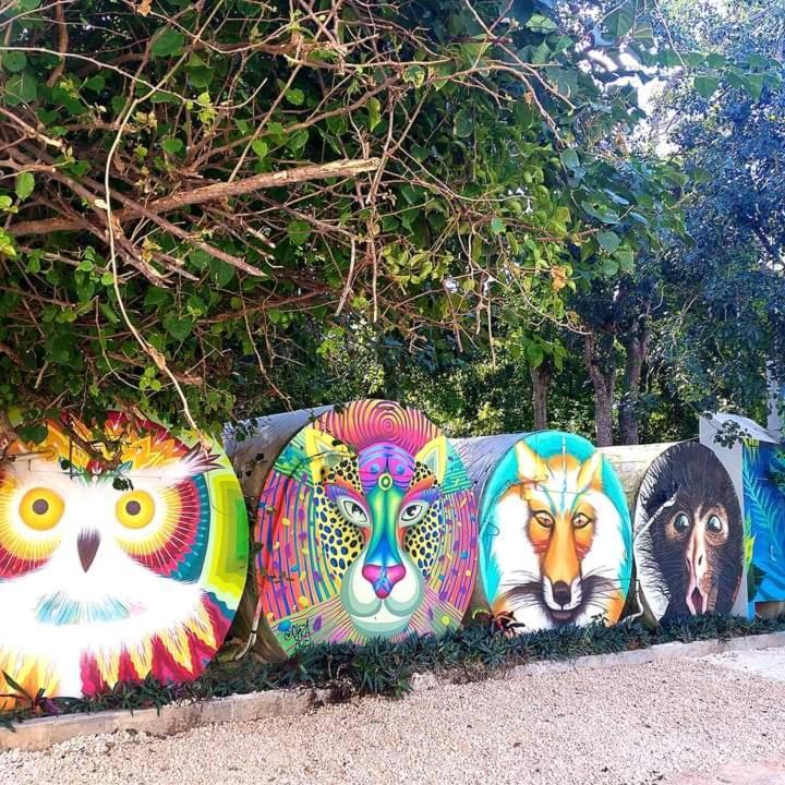 Hostal Mulut Tulum Pueblo Buitenkant foto