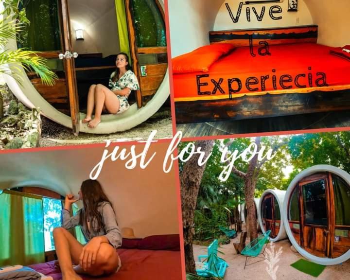 Hostal Mulut Tulum Pueblo Buitenkant foto