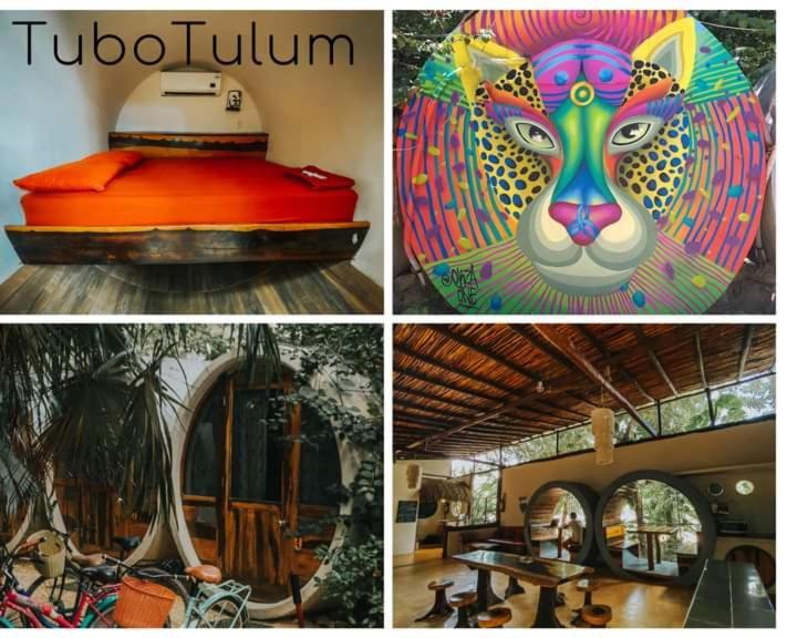 Hostal Mulut Tulum Pueblo Buitenkant foto